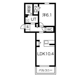 D-room百年橋通りの物件間取画像